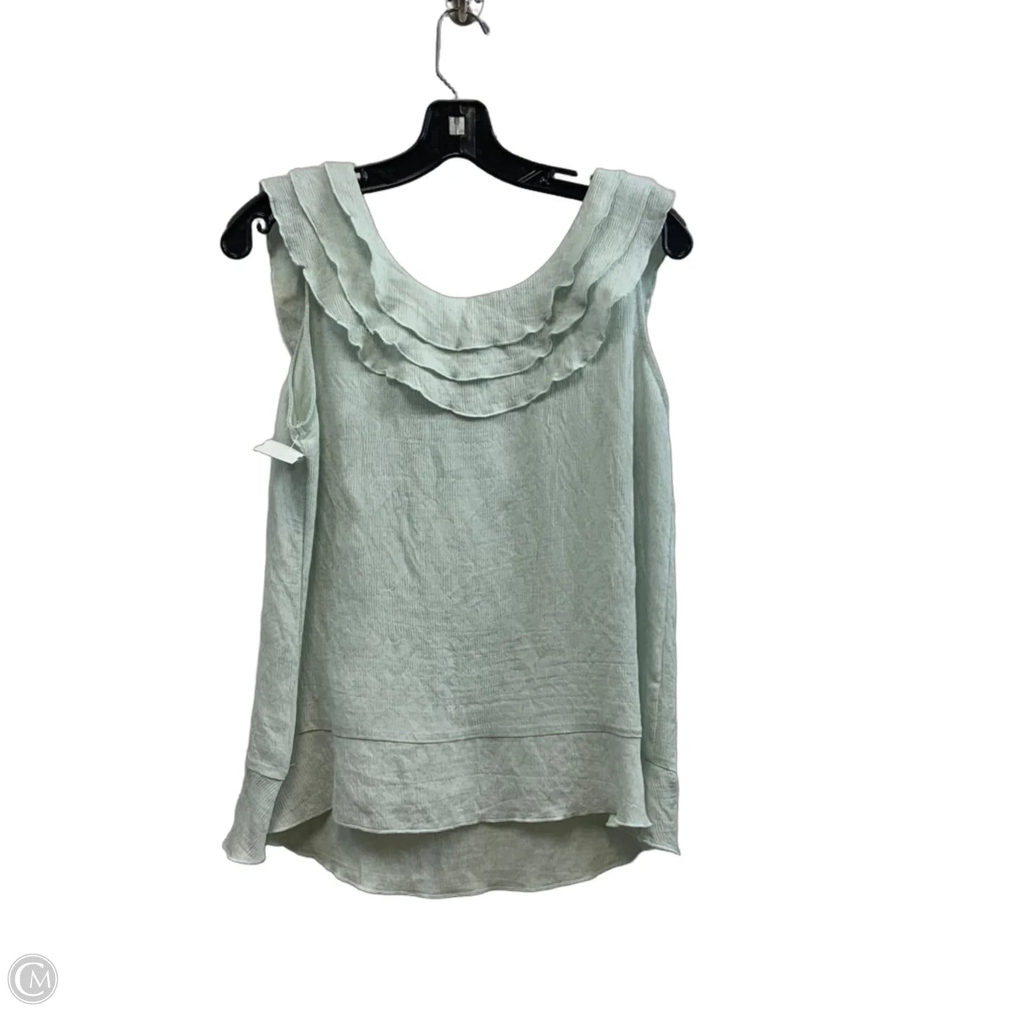 Top Sleeveless By Coco And Carmen In Green, Size: S
