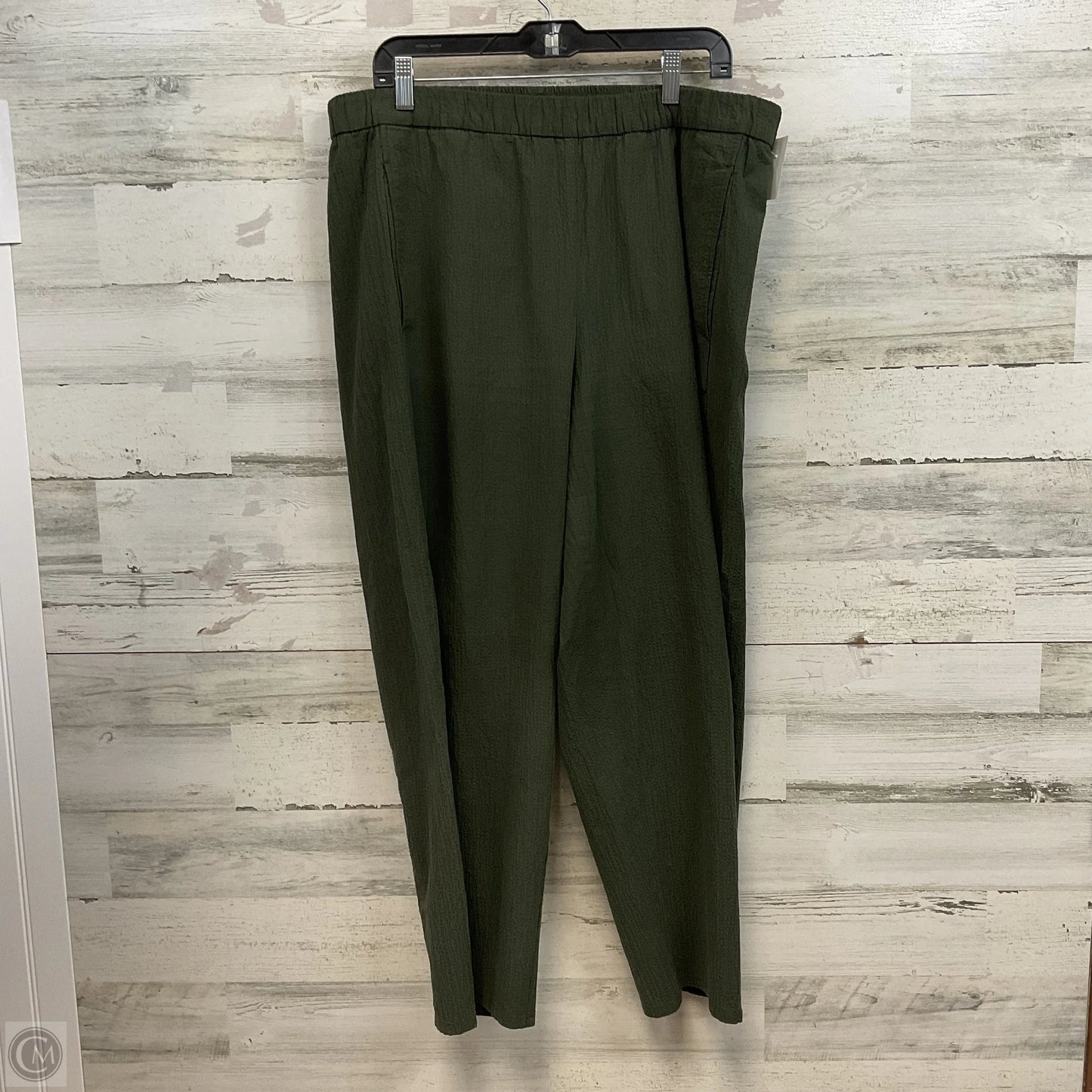 Top 2pc Long Sleeve By Eileen Fisher In Green, Size: L