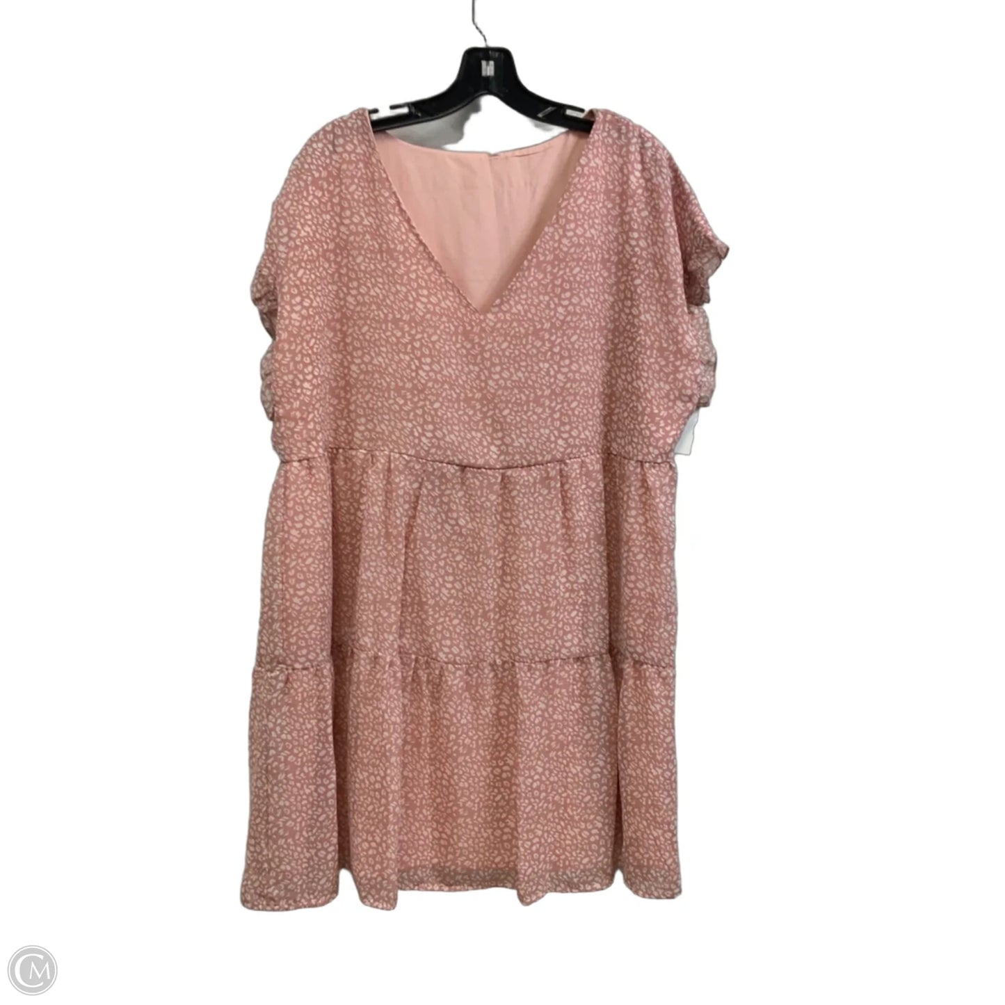 Dress Casual Short By Cme In Pink, Size: Xl