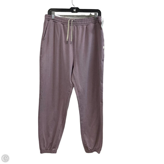 Athletic Pants By Vuori In Purple, Size: L