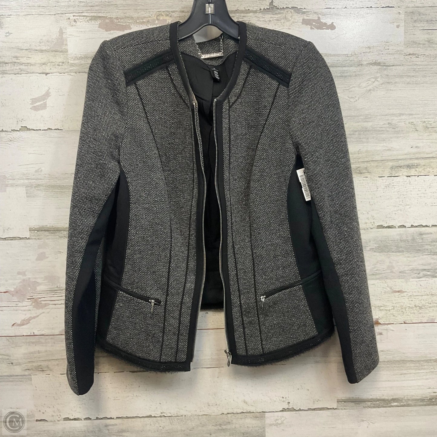 Dress Suit 2pc By White House Black Market In Black & Grey, Size: 14