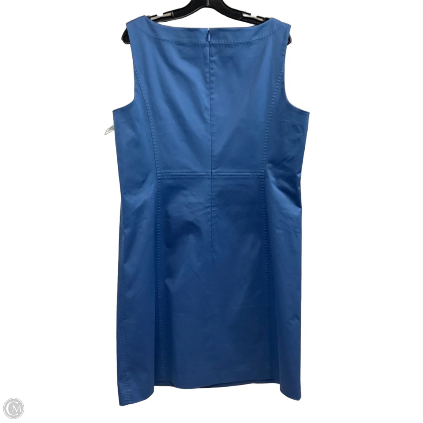 Dress Designer By Lafayette 148 In Blue, Size: Xl