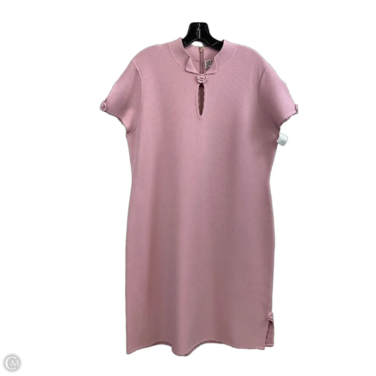 Dress Casual Short By St John Knits In Pink, Size: Xl