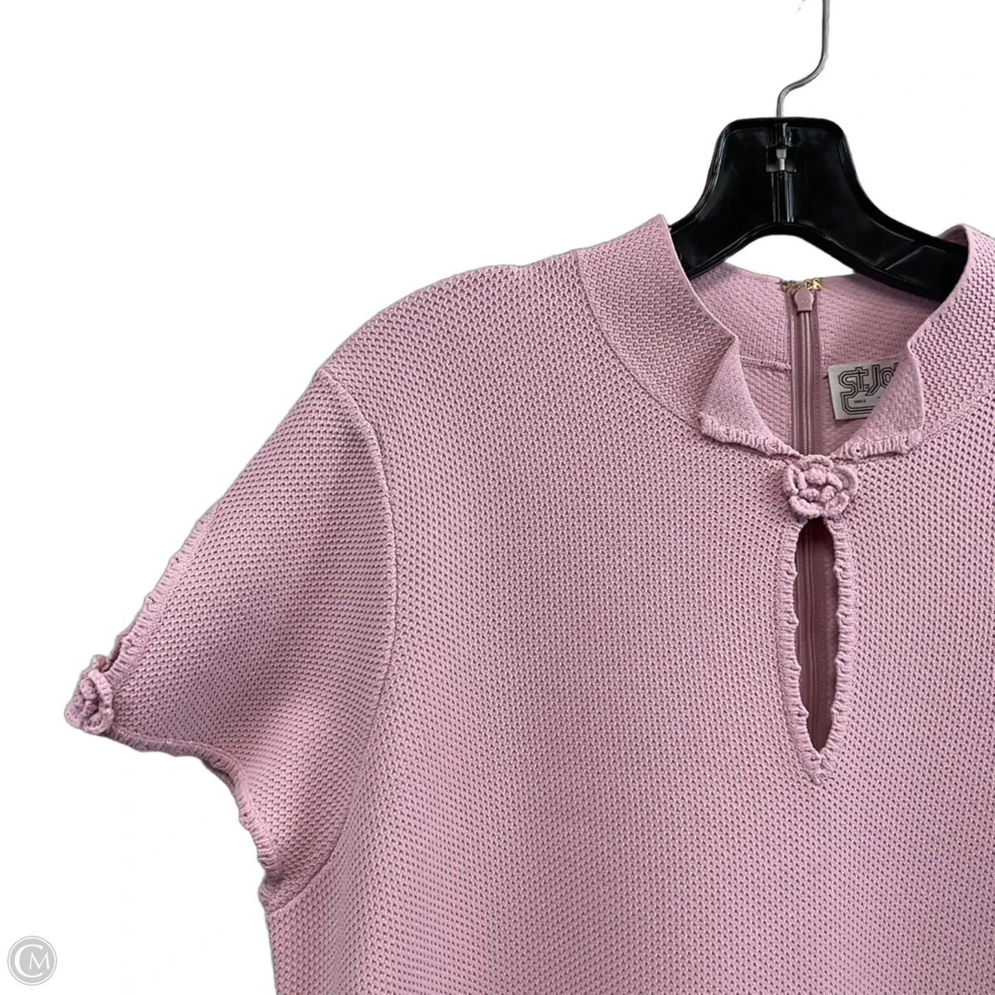 Dress Casual Short By St John Knits In Pink, Size: Xl