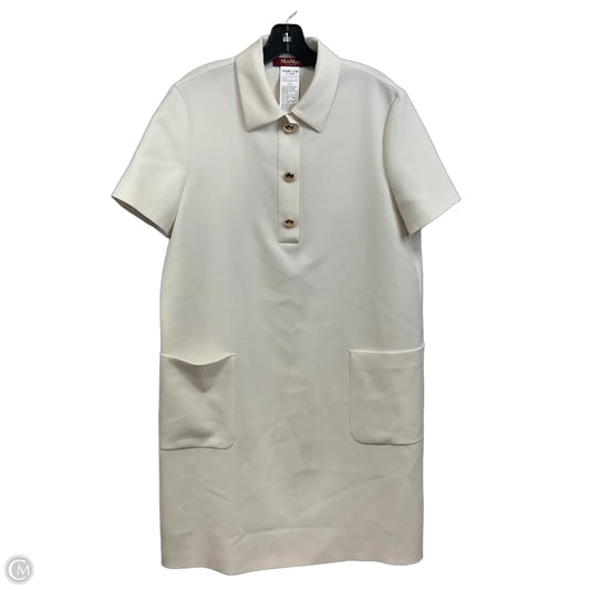 Dress Designer By Max Mara In Cream, Size: L