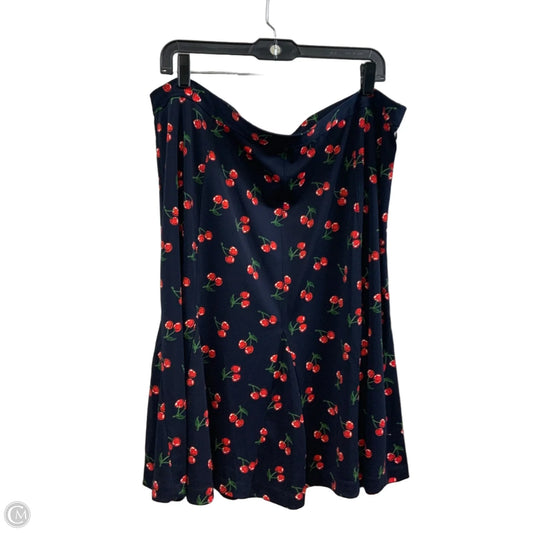 Skirt Mini & Short By Talbots In Navy, Size: 18