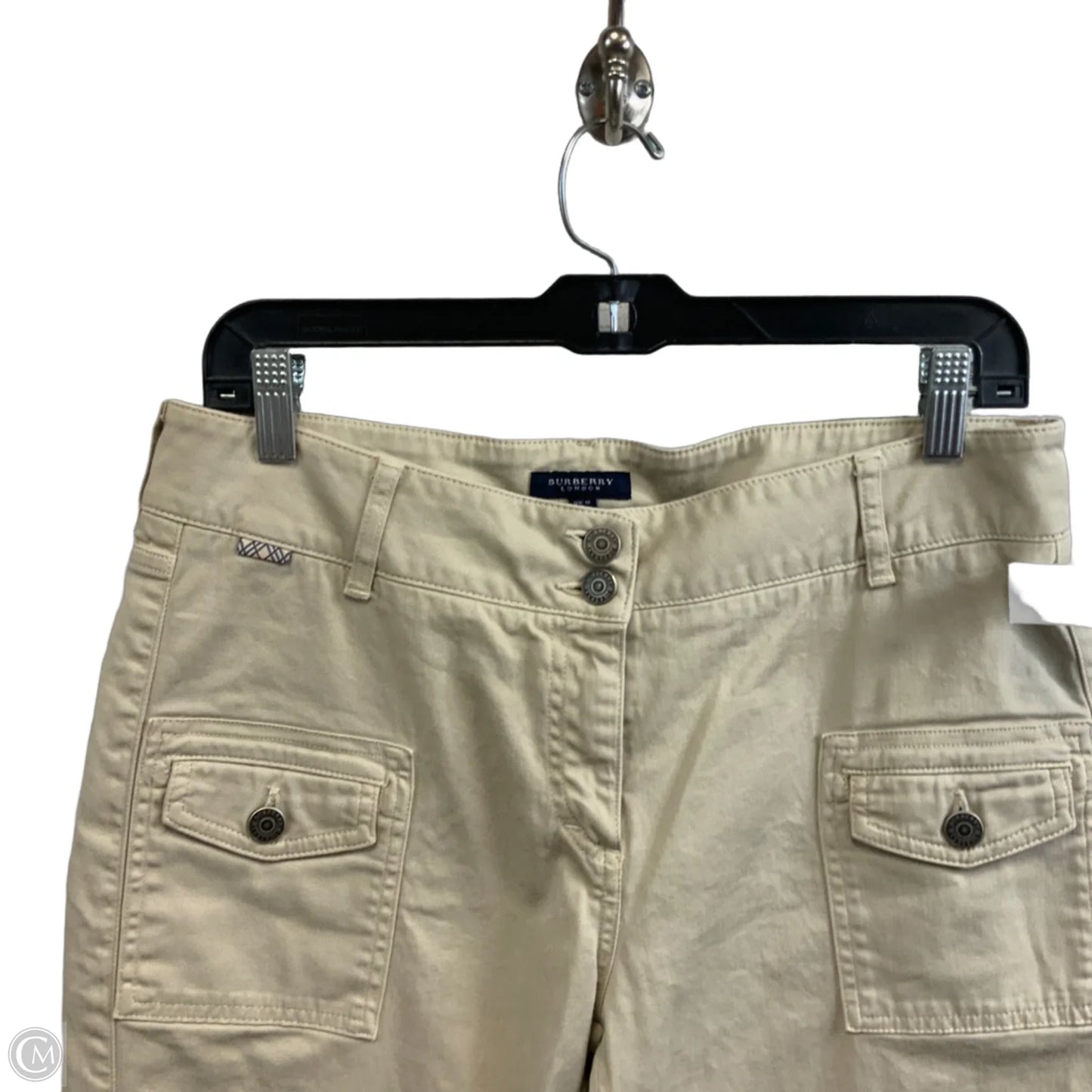 Pants Luxury Designer By Burberry In Tan, Size: 10