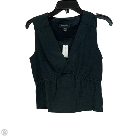 Top Sleeveless By Banana Republic In Black, Size: Xs