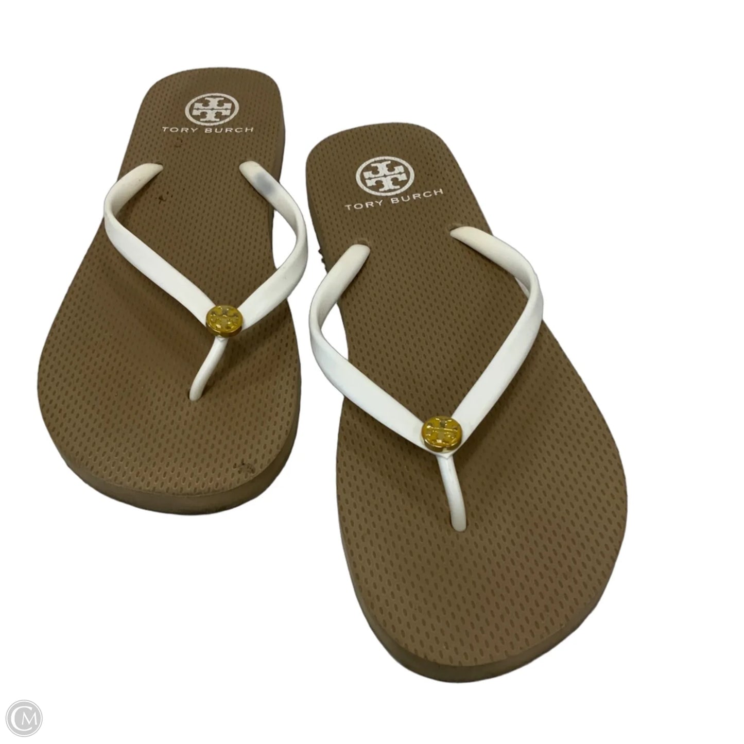 Sandals Designer By Tory Burch In Tan, Size: 9