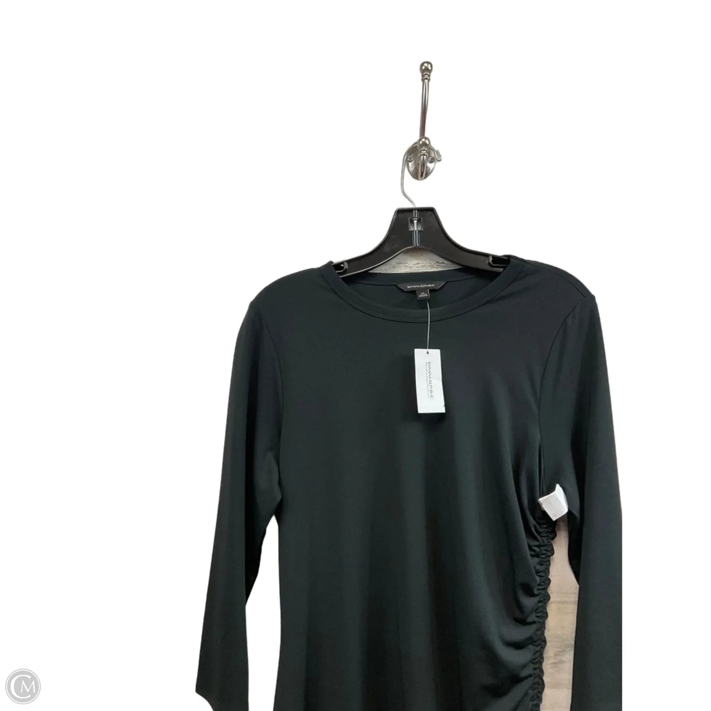 Dress Casual Midi By Banana Republic In Black, Size: M