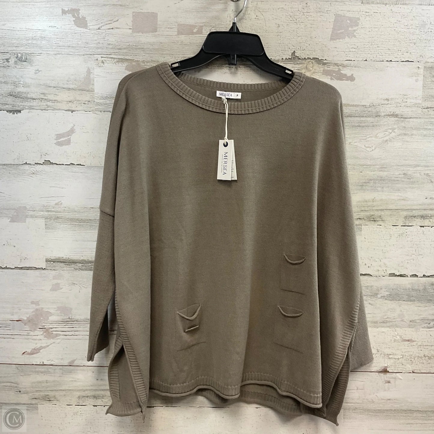 Sweater By Mer Sea In Tan, Size: S