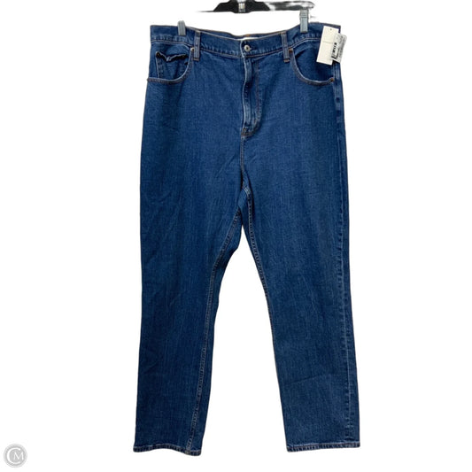 Jeans Straight By Abercrombie And Fitch In Blue Denim, Size: 16