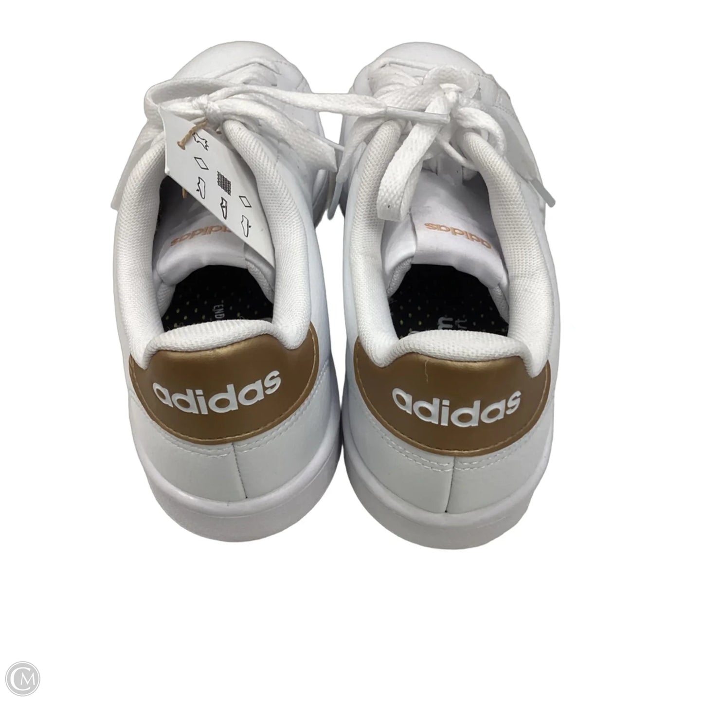 Shoes Athletic By Adidas In White, Size: 10
