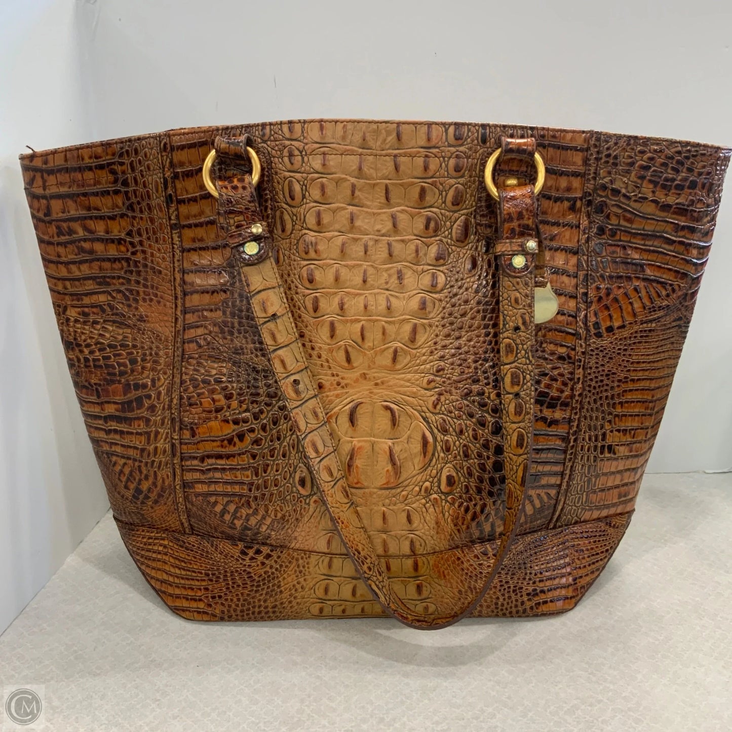 Handbag Designer By Brahmin, Size: Large