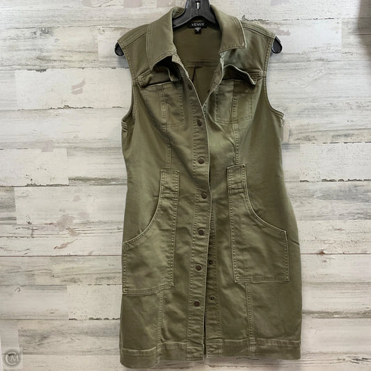 Dress Casual Short By Venus In Green, Size: L
