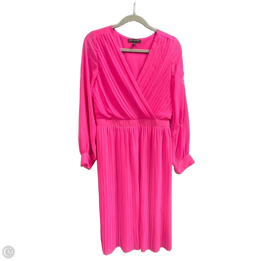 Dress Party Midi By Banana Republic In Pink, Size: S