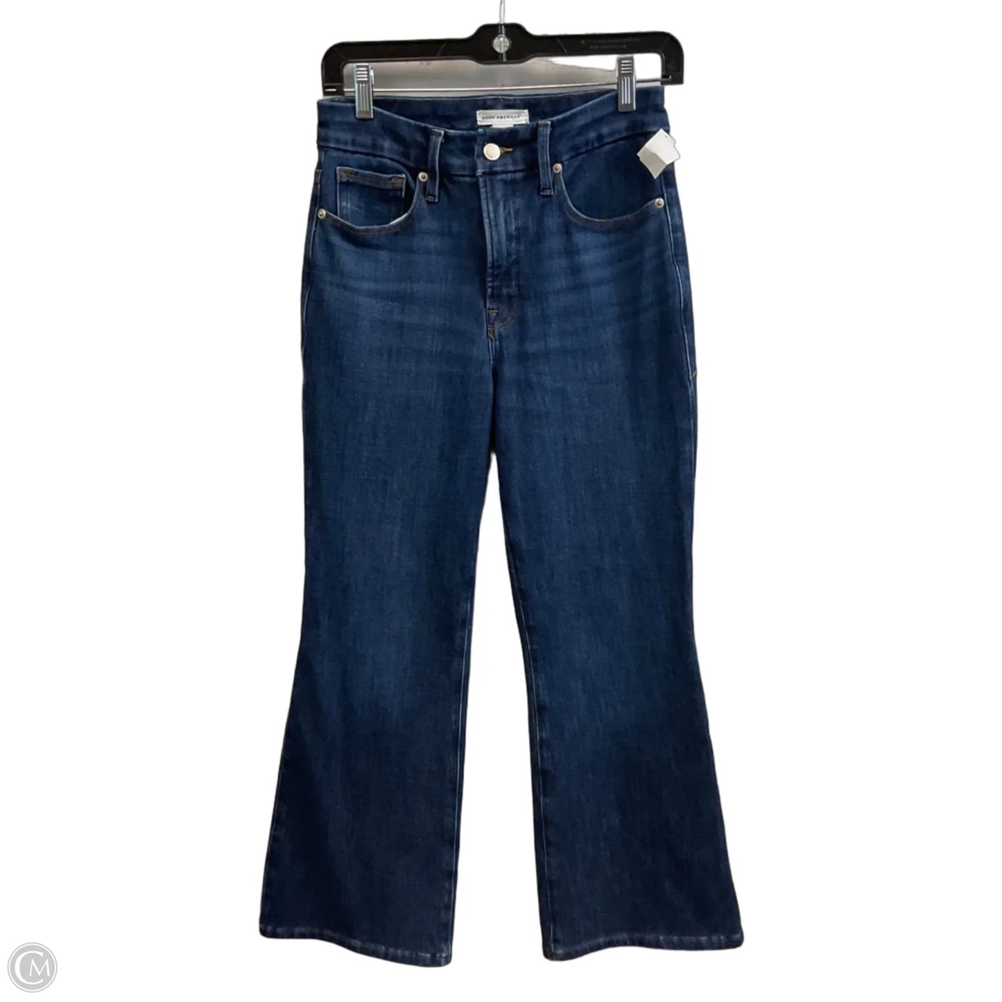 Jeans Boot Cut By Good American In Blue Denim, Size: 6