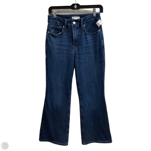 Jeans Boot Cut By Good American In Blue Denim, Size: 6