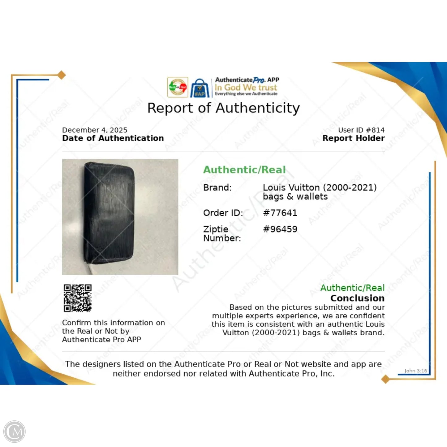 Wallet Luxury Designer By Louis Vuitton, Size: Medium