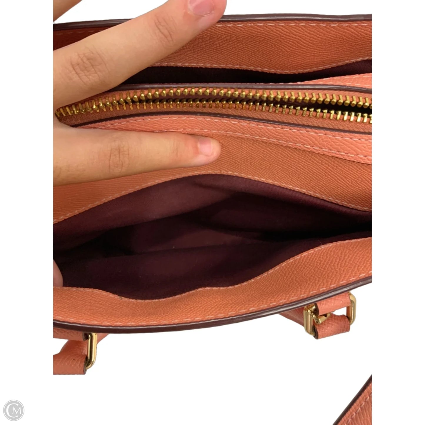 Handbag Designer By Coach, Size: Small