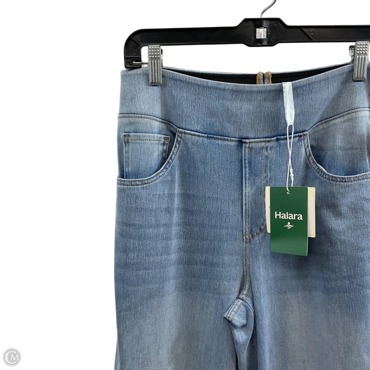 Jeans Wide Leg By Halara In Blue Denim, Size: M