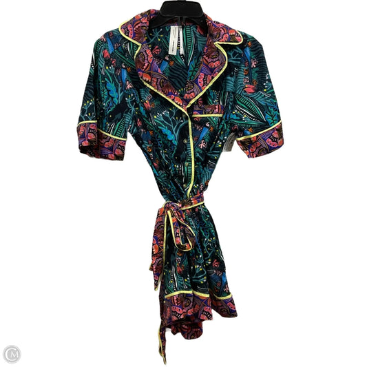 Romper By Anthropologie In Green & Orange, Size: M