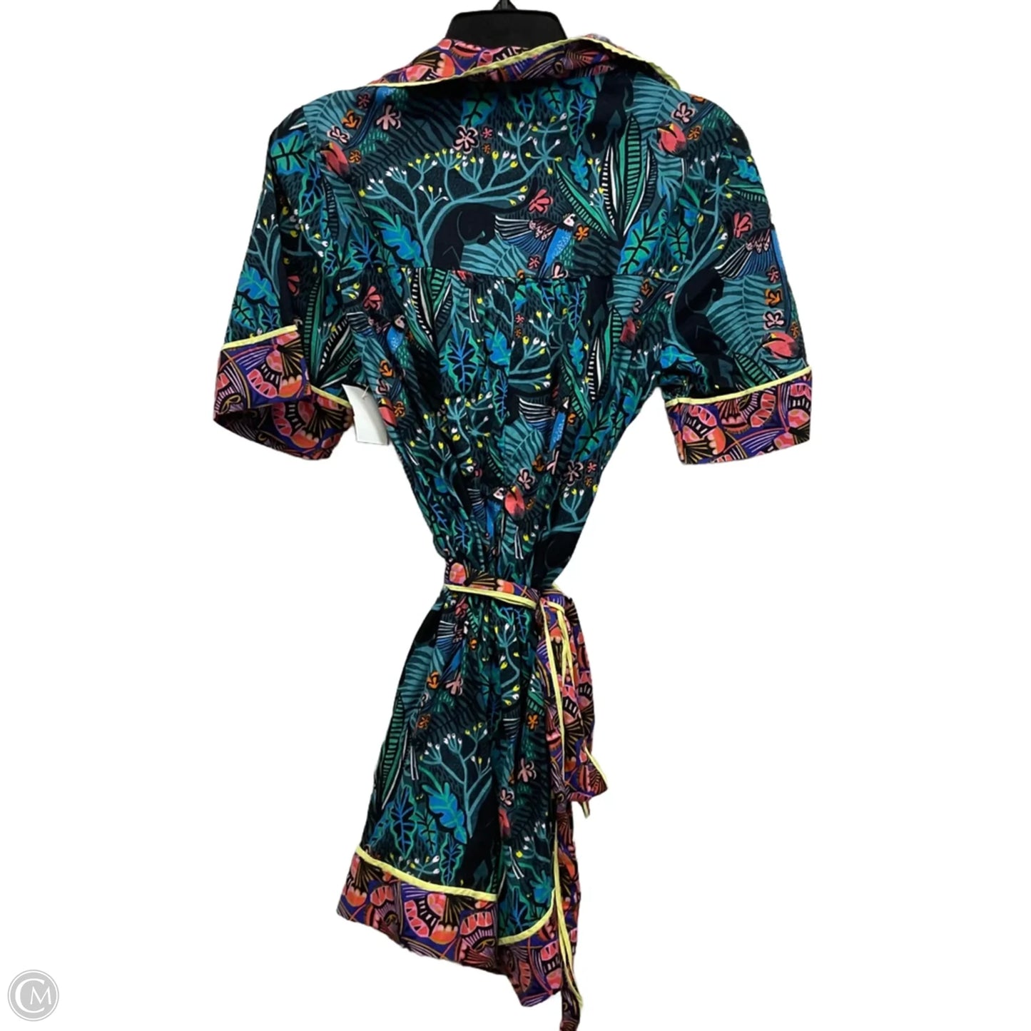 Romper By Anthropologie In Green & Orange, Size: M