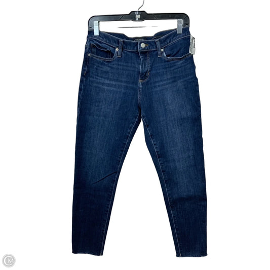 Jeans Skinny By Banana Republic In Blue Denim, Size: 8
