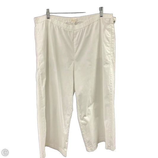 Pants Other By Eileen Fisher In White, Size: L