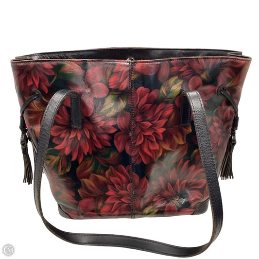 Handbag Leather By Patricia Nash, Size: Large