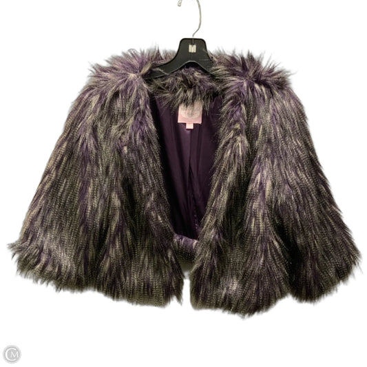 Jacket Faux Fur & Sherpa By Romeo And Juliet In Multi-colored, Size: M