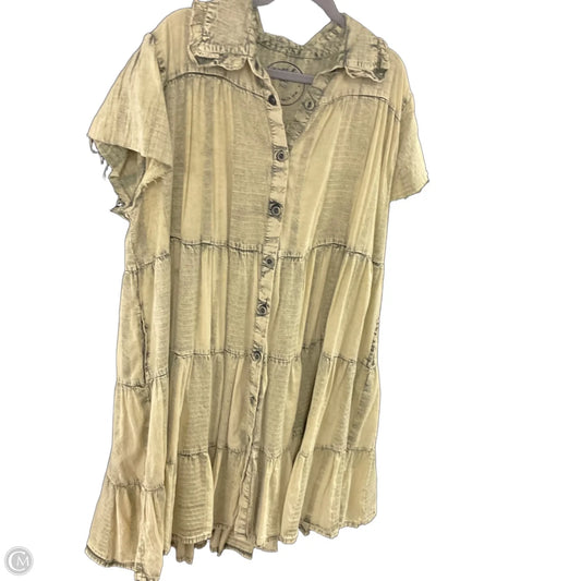 Dress Casual Midi By A Rare Bird In Green, Size: Osfm
