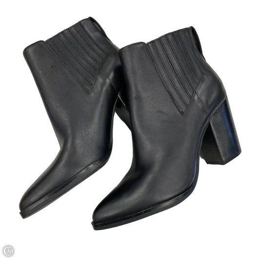 Boots Ankle Heels By Aldo In Black, Size: 6