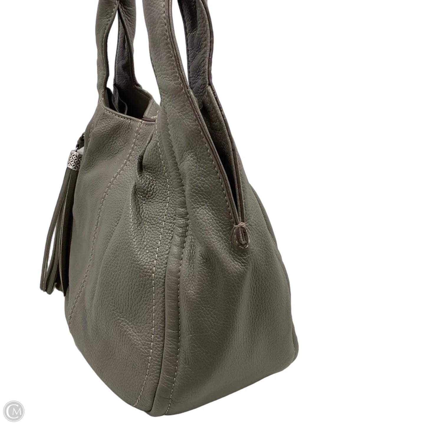 Handbag Leather By Brighton, Size: Medium