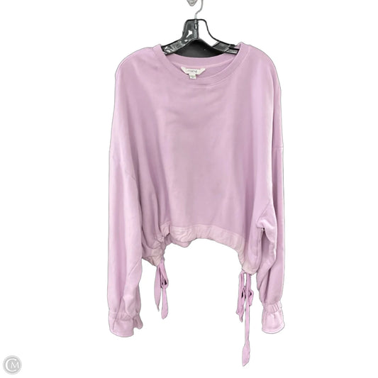 Sweatshirt Crewneck By Maeve In Purple, Size: Xl