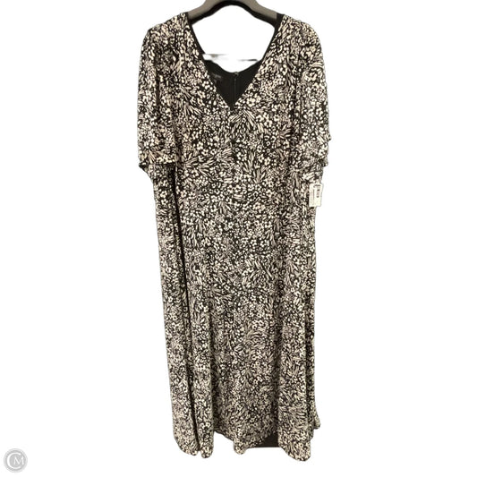 Dress Casual Maxi By Talbots In Black, Size: 3x