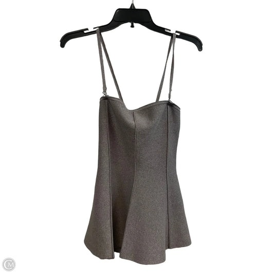 Top Sleeveless By Anthropologie In Bronze, Size: L