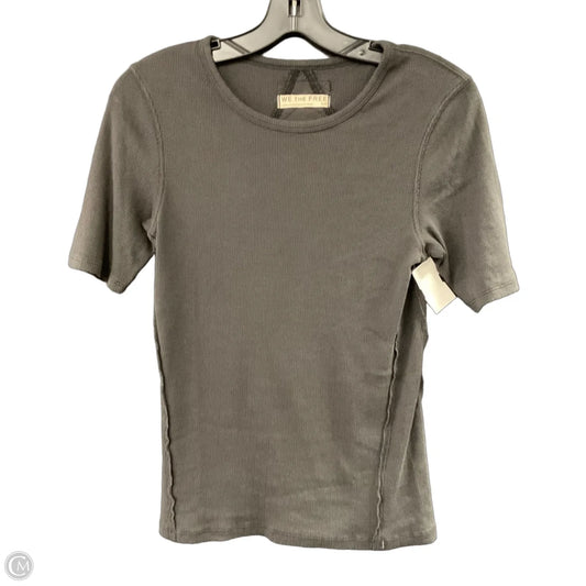 Top Short Sleeve Basic By We The Free In Grey, Size: S