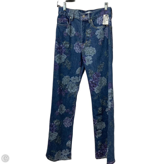 Jeans Wide Leg By Loft In Blue Denim, Size: 0