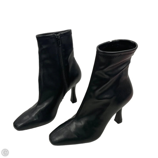 Boots Ankle Heels By Aldo In Black, Size: 6