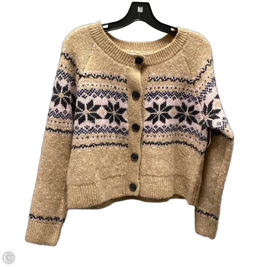 Sweater Cardigan By Old Navy In Brown, Size: M