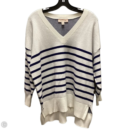 Top Long Sleeve By Philosophy In White, Size: 1x
