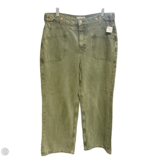 Jeans Wide Leg By We The Free In Green, Size: 12
