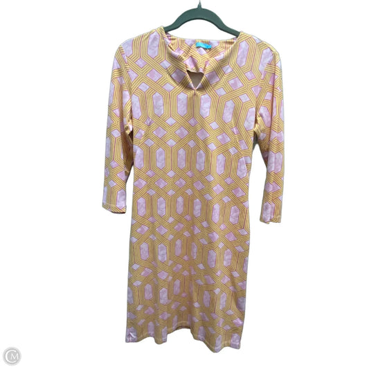Dress Casual Midi By J Mclaughlin In Orange & Pink, Size: Xs