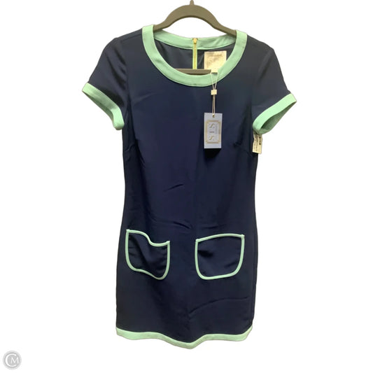Dress Casual Midi By Sail To Sable In Blue, Size: Xs