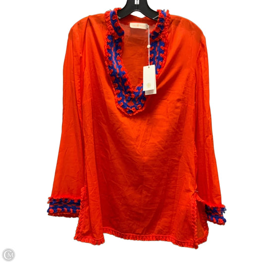 Tunic Designer By Tory Burch In Orange, Size: M