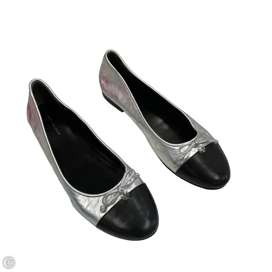 Shoes Designer By Tory Burch In Silver, Size: 9