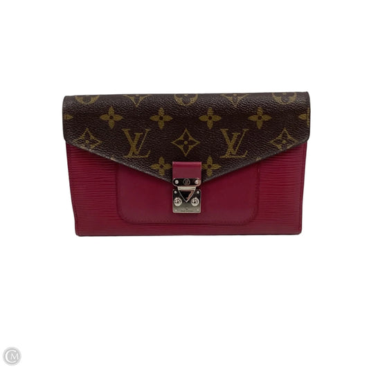Wallet Luxury Designer By Louis Vuitton, Size: Medium