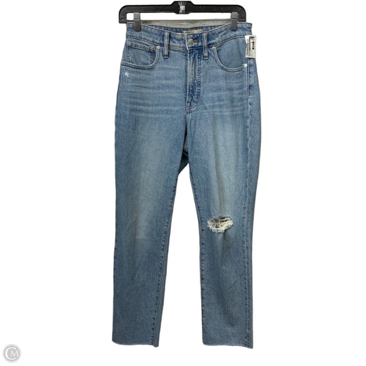 Jeans Cropped By Madewell In Blue Denim, Size: 4