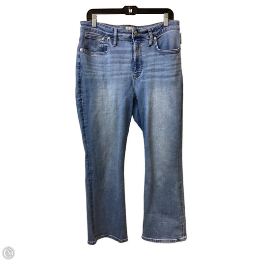 Jeans Flared By Madewell In Blue Denim, Size: 12